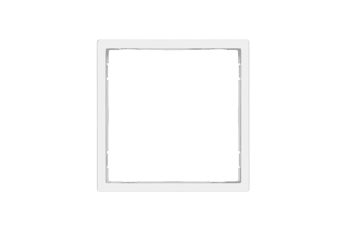 Cover Frame 71-S Painted Plastic Helvetia White – Eelectron