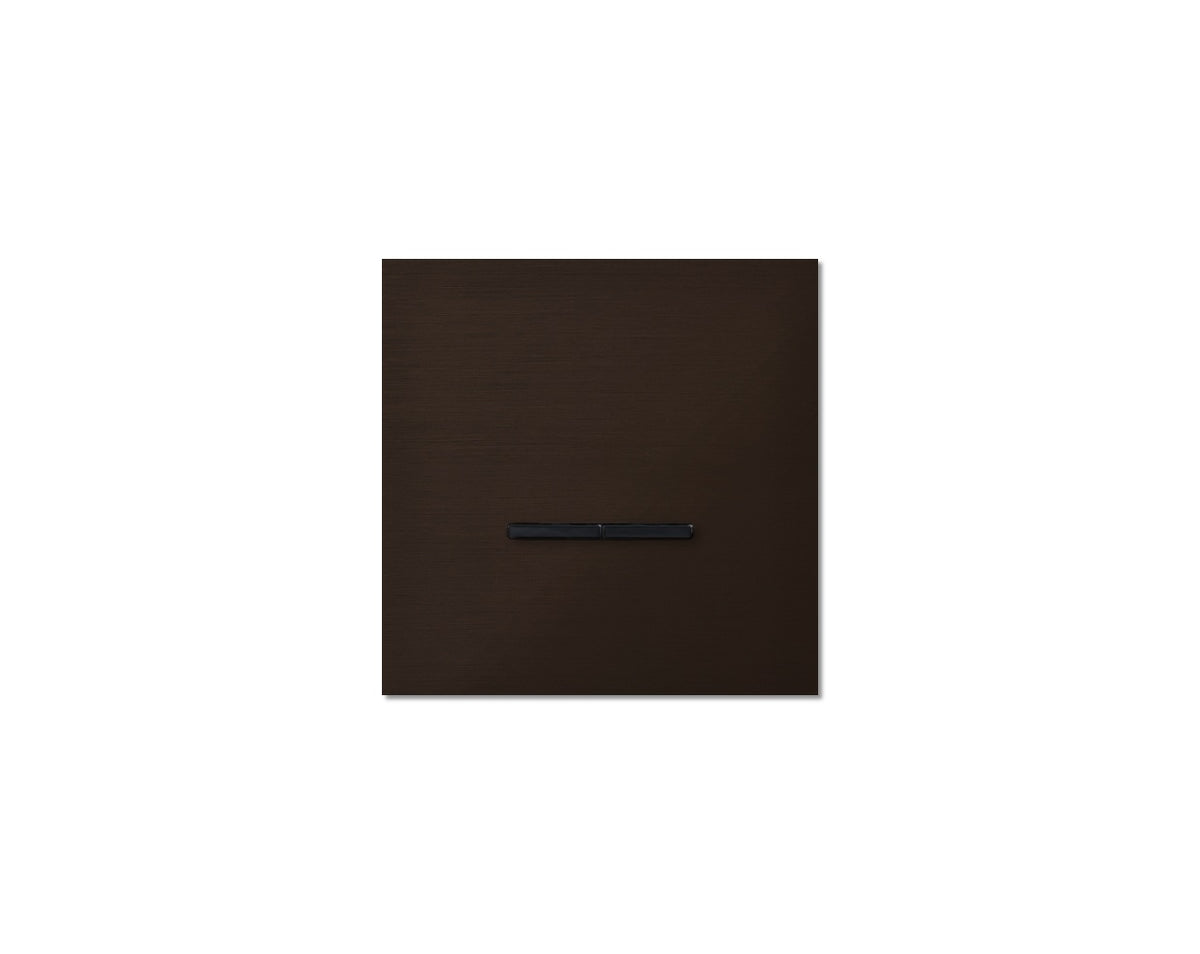 Chopin - 1-gang - bronze - dual levers black without LED