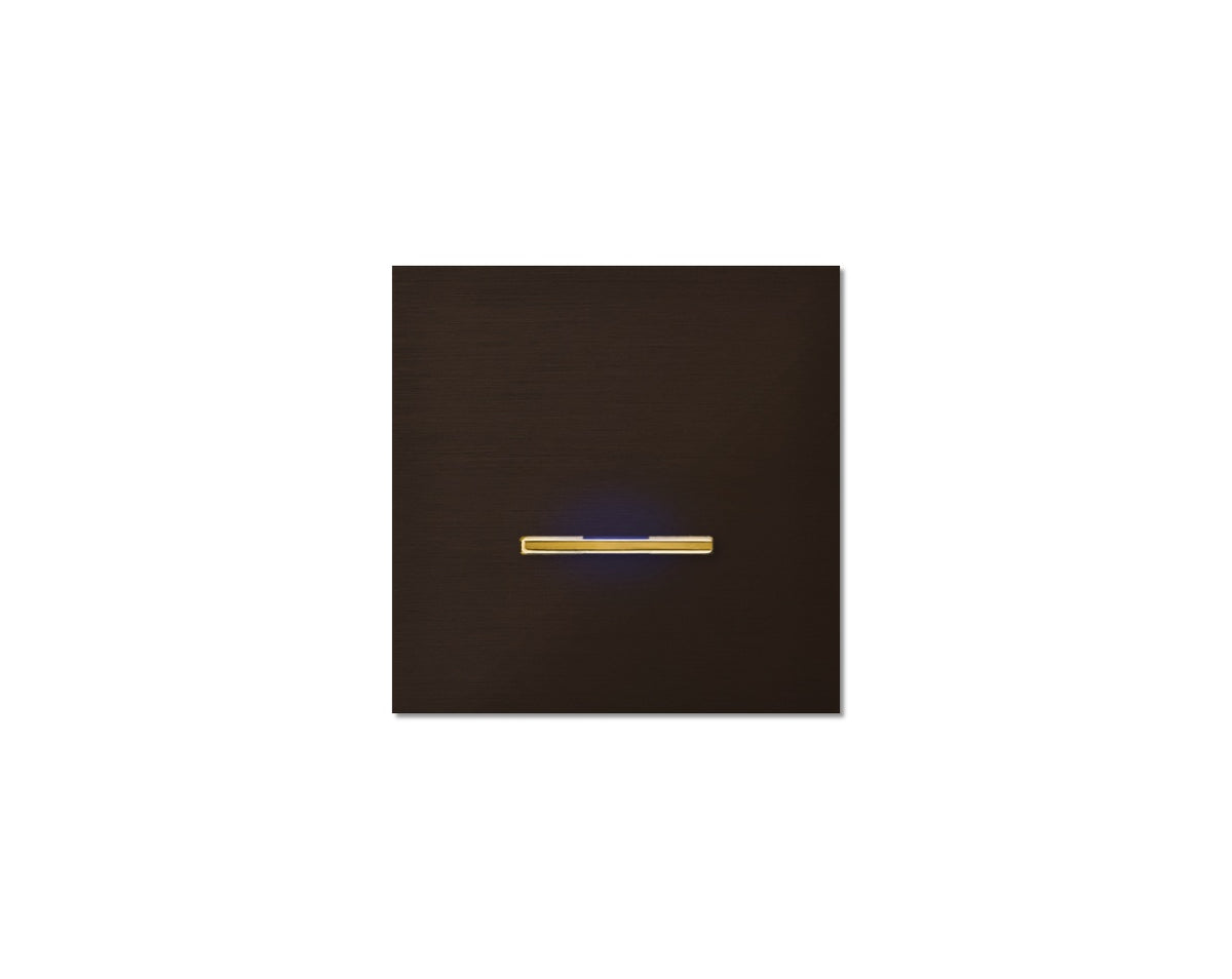 Chopin - 1-gang - bronze - single lever gold with LED