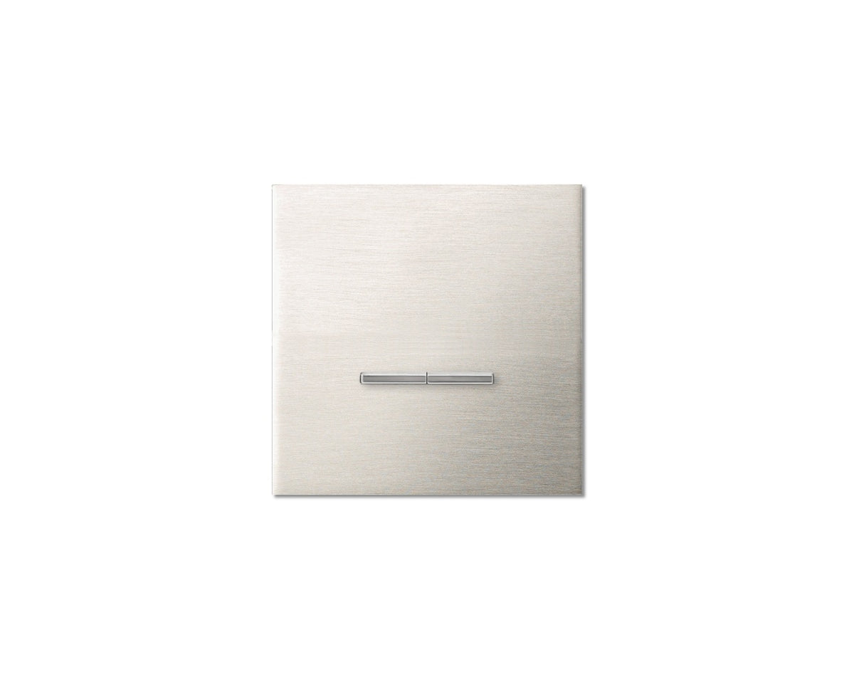 Chopin - 1-gang - brushed nickel - dual levers chrome without LED