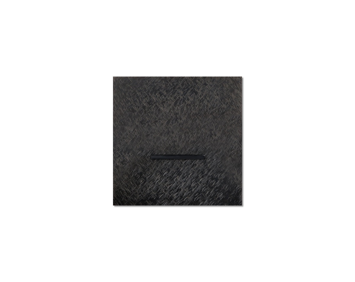 Chopin - 1-gang - fer forgé gunmetal - single lever black without LED