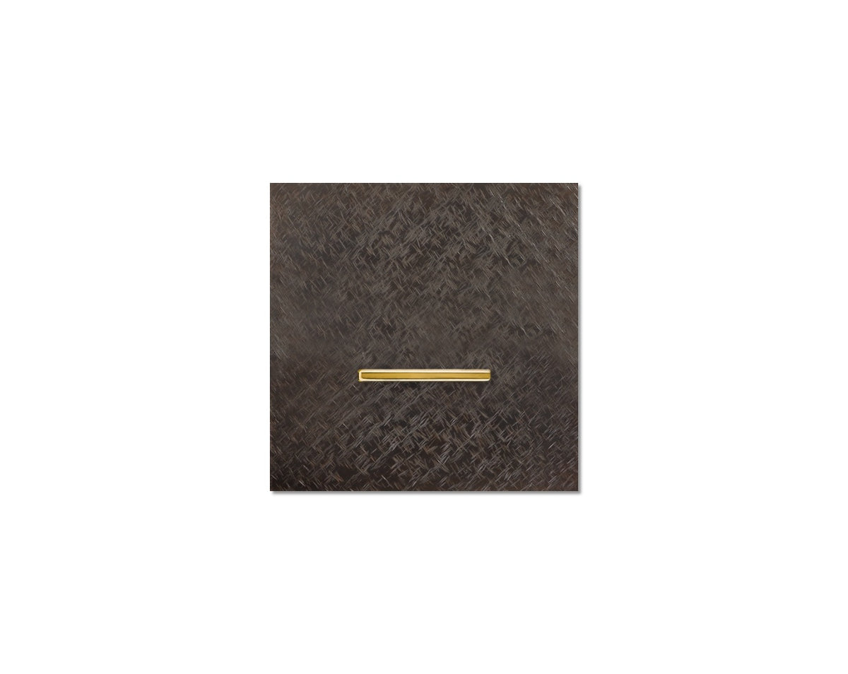Chopin - 1-gang - fer forgé bronze - single lever gold without LED