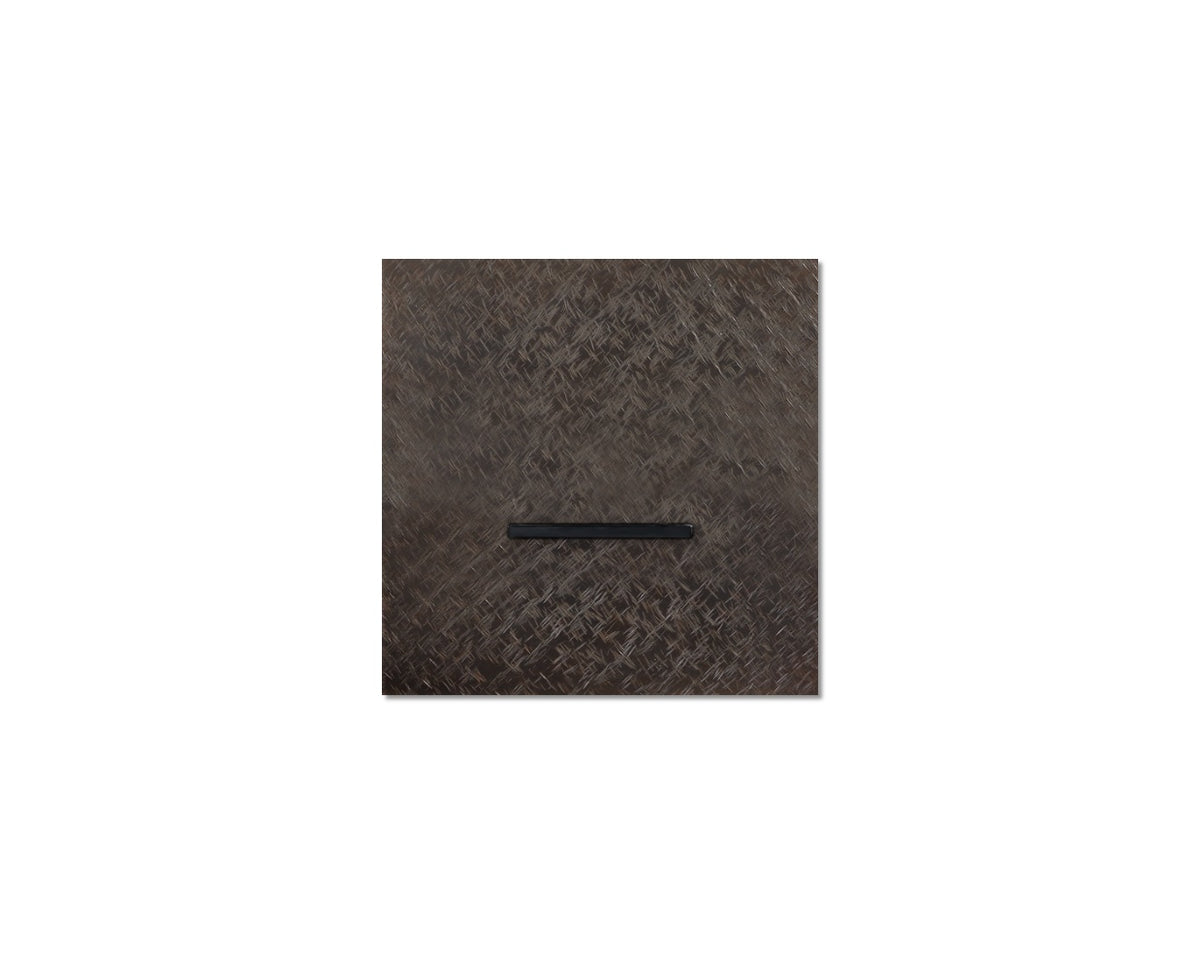 Chopin - 1-gang - fer forgé bronze - single lever black without LED