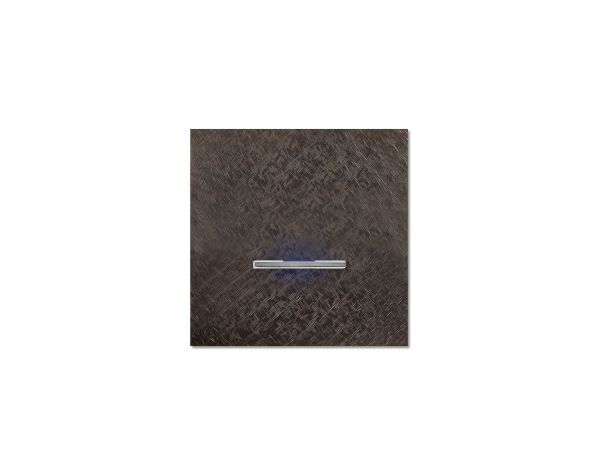 Chopin - 1-gang - fer forgé bronze - single lever chrome with LED