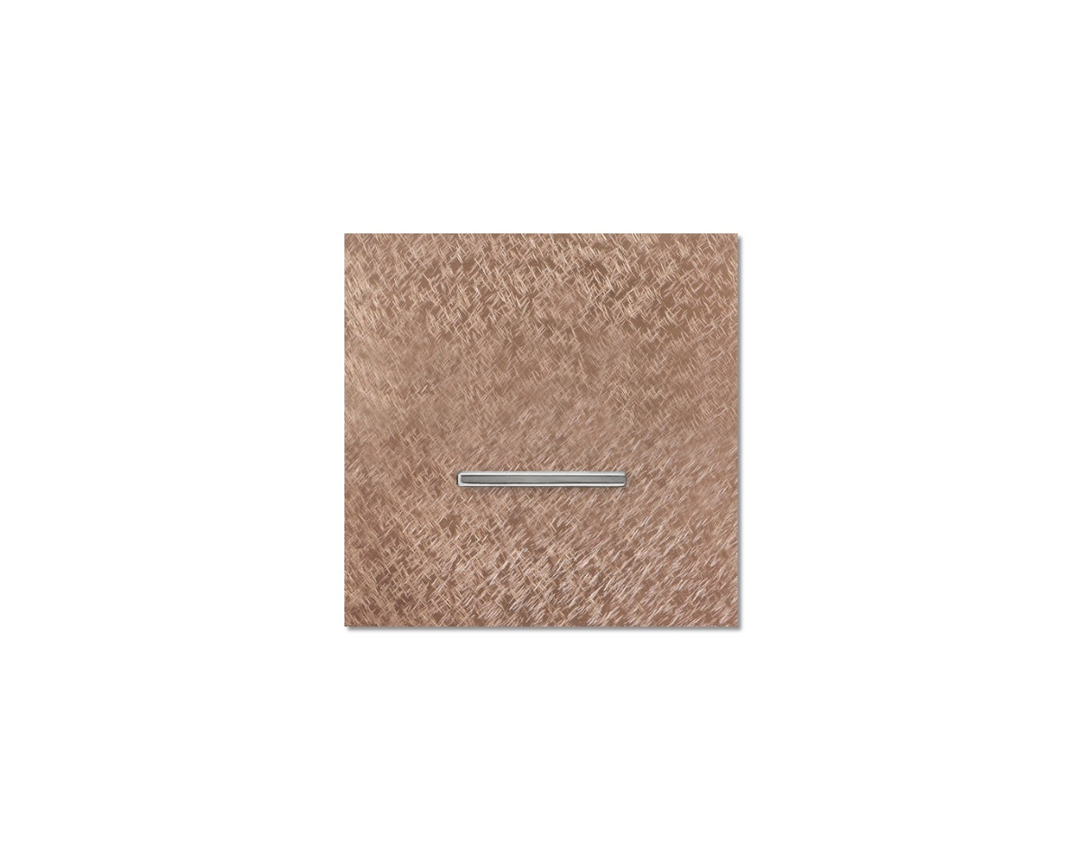 Chopin - 1-gang - fer forgé rosé - single lever chrome without LED