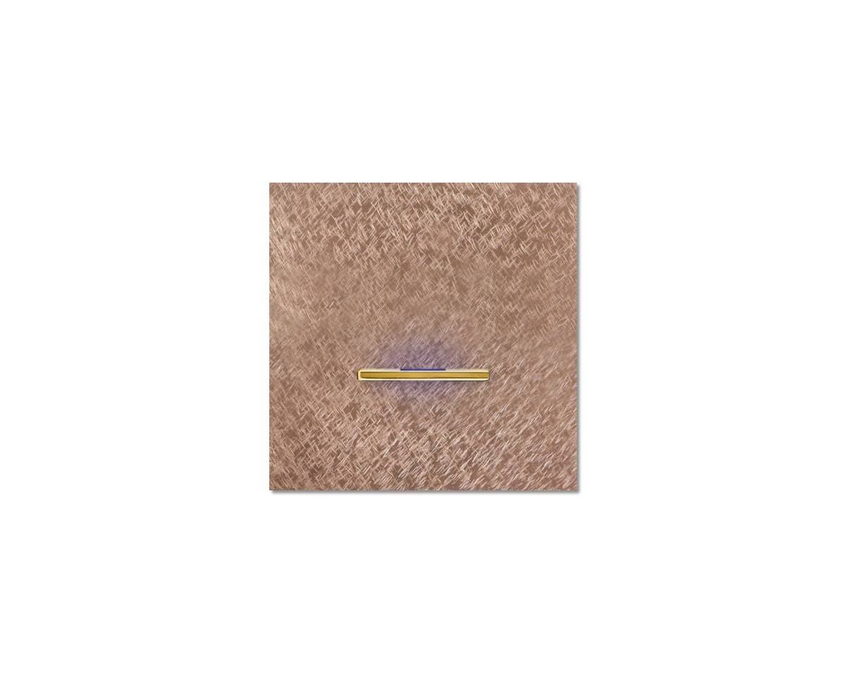 Chopin - 1-gang - fer forgé rosé - single lever gold with LED