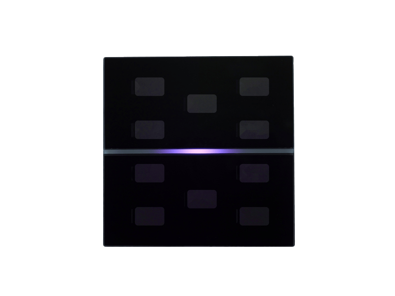 Custom Double Glass - 10 Ch. - Black – Eelectron