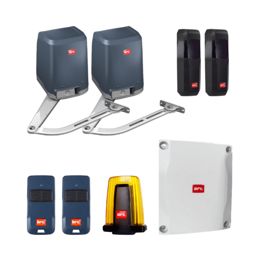 BFT Virgo BT B20 Double Swing Gate Kit 24 V