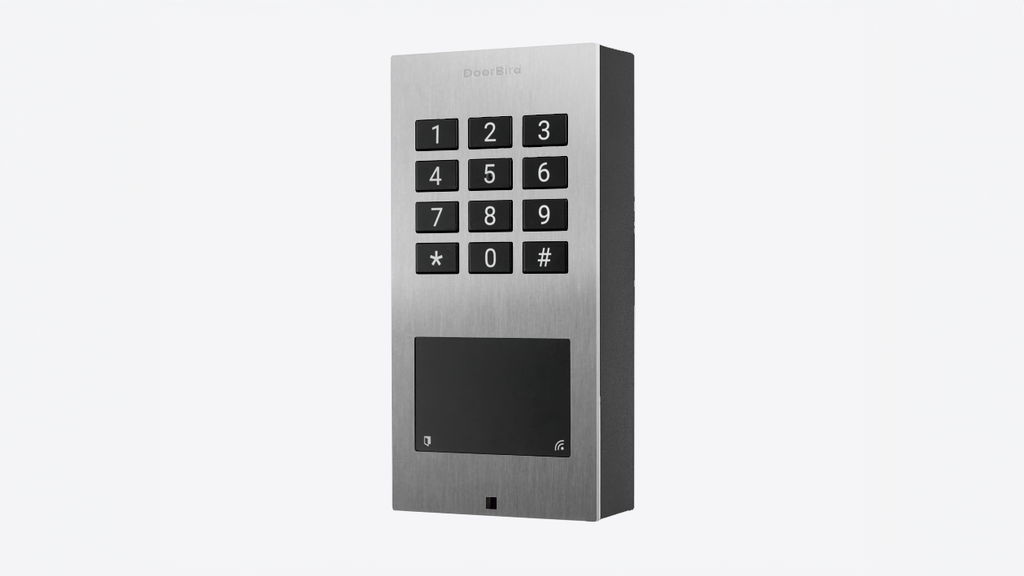DoorBird A1121 IP Access Control Device, Keypad and RFID, Surface-mount – Stainless steel V2A
