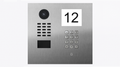 DoorBird D2201IKH IP Video Intercom, 1 Call Button, with Info Module and Keypad – Stainless steel V2A