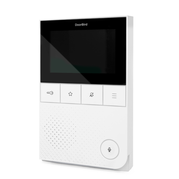 DoorBird A1101 IP Video Indoor Station, 4″ Touch – White, black frame
