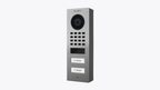 DoorBird D1102V IP Video Intercom, 2 Call Buttons, Surface-mount – Stainless steel V2A