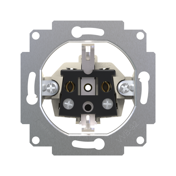 ZS55/ZS70. Schuko socket insert 16 A / 250 V ~ - screw terminals (without cover) by Zennio