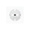 ZS55. Cover for Schuko socket with screws 55x55 mm - Matt white by Zennio