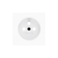 ZS55. Cover for French socket with screws 55x55 mm - Matt white by Zennio