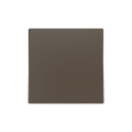 ZS55. Single switch cover 55x55 mm - Mocha by Zennio