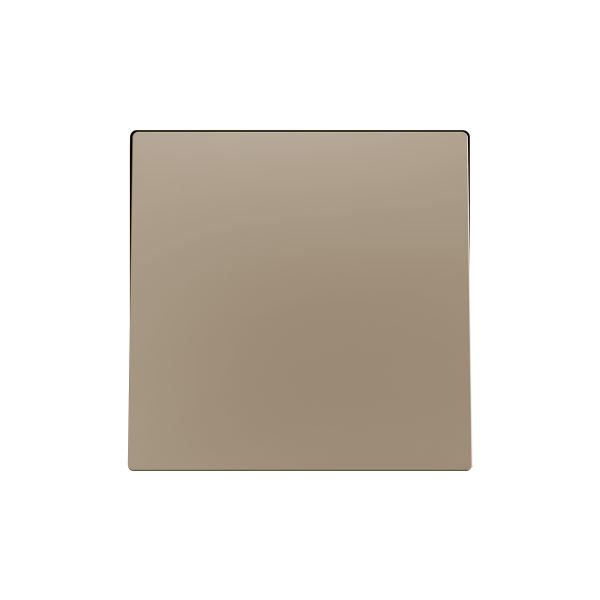 ZS55. Single switch cover 55x55 mm - Champagne by Zennio