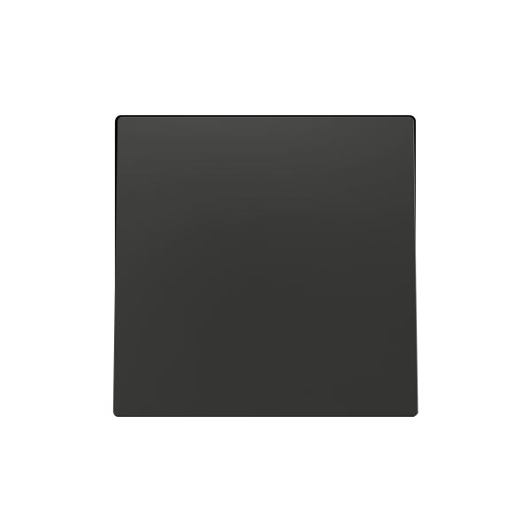 ZS55. Single switch cover 55x55 mm - Anthracite by Zennio