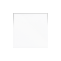 ZS55. Single switch cover 55x55 mm - Matt white by Zennio