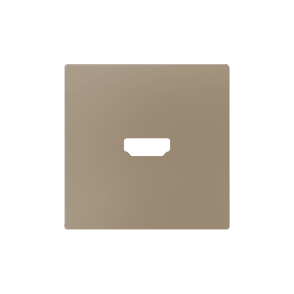 ZS55. Cover for HDMI insert 55x55 mm - Champagne by Zennio