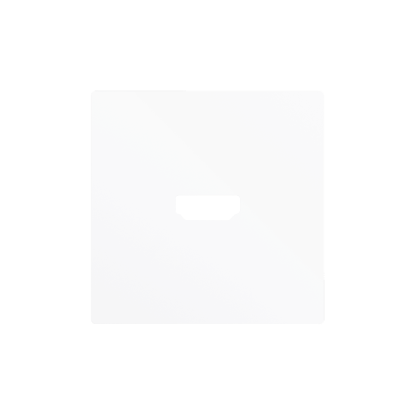 ZS55. Cover for HDMI insert 55x55 mm - Matt white by Zennio