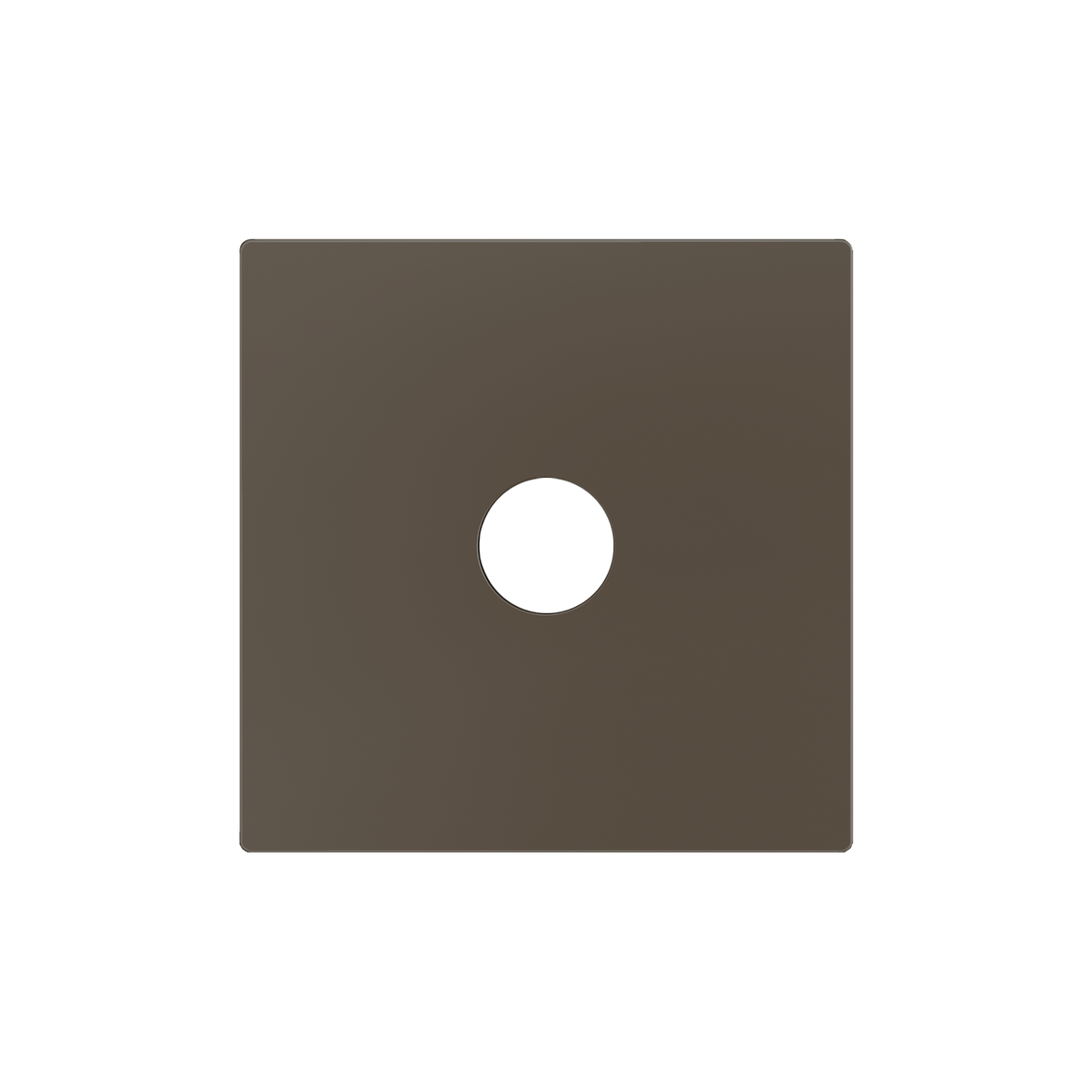 ZS55. Cover for jack 3.5mm insert 55x55 mm - Mocha by Zennio