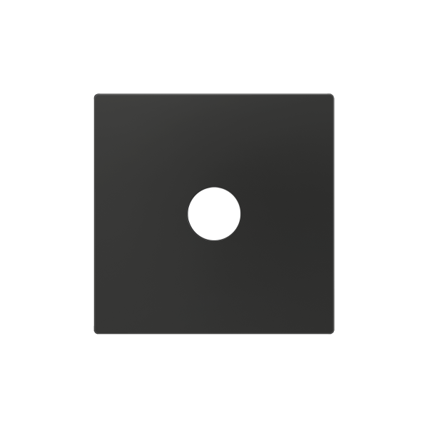ZS55. Cover for jack 3.5mm insert 55x55 mm - Anthacite by Zennio