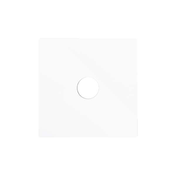 ZS55. Cover for jack 3.5mm insert 55x55 mm - Matt white by Zennio