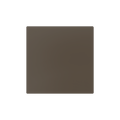 ZS55. Blind cover 55x55 mm - Mocha. Metallic plate (ZACHOLD33) is needed but not included by Zennio