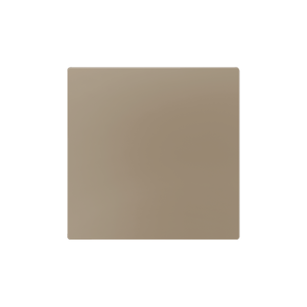 ZS55. Blind cover 55x55 mm - Champagne. Metallic plate (ZACHOLD33) is needed but not included by Zennio