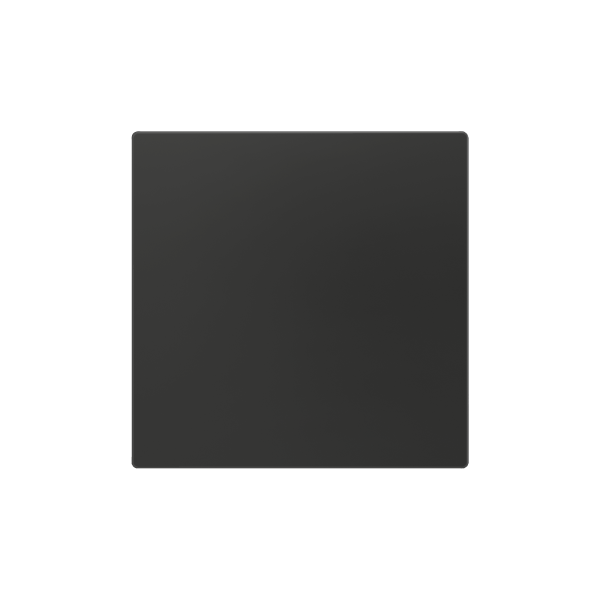 ZS55. Blind cover 55x55 mm - Anthracite. Metallic plate (ZACHOLD33) is needed but not included by Zennio