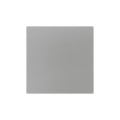 ZS55. Blind cover 55x55 mm - Silver. Metallic plate (ZACHOLD33) is needed but not included by Zennio