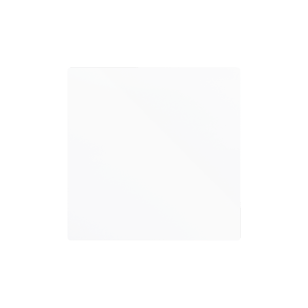 ZS55. Blind cover 55x55 mm - Matt white. Metallic plate (ZACHOLD33) is needed but not included by Zennio