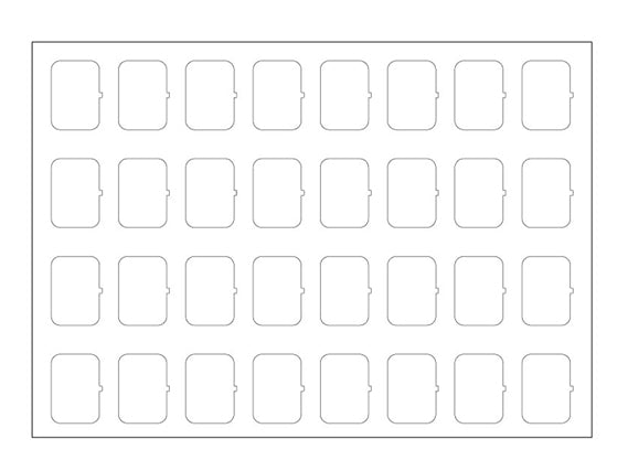 Icon Set Sheet Blank - Set A - White - 32 Icons – Eelectron