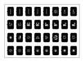 Icon Set Sheet - Set B - Black - 32 Icons – Eelectron