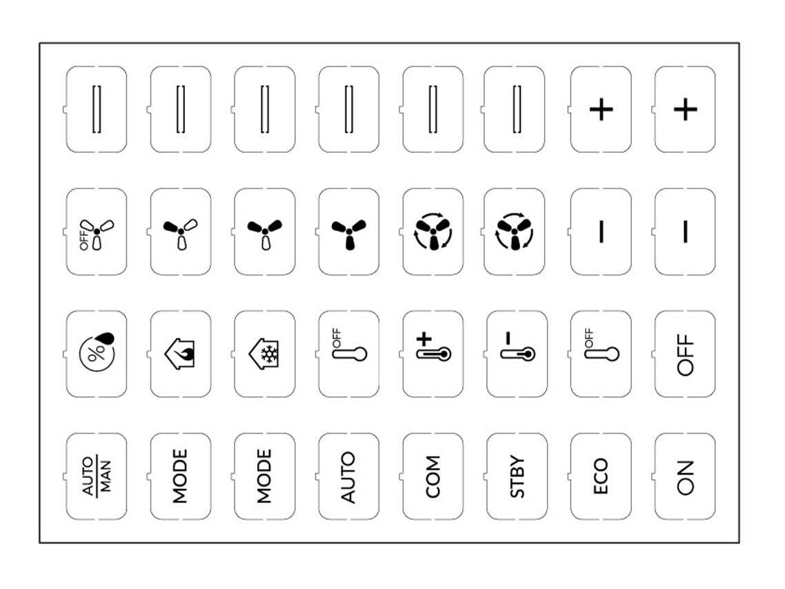 Icon Set Sheet - Set C - White - 32 Icons – Eelectron