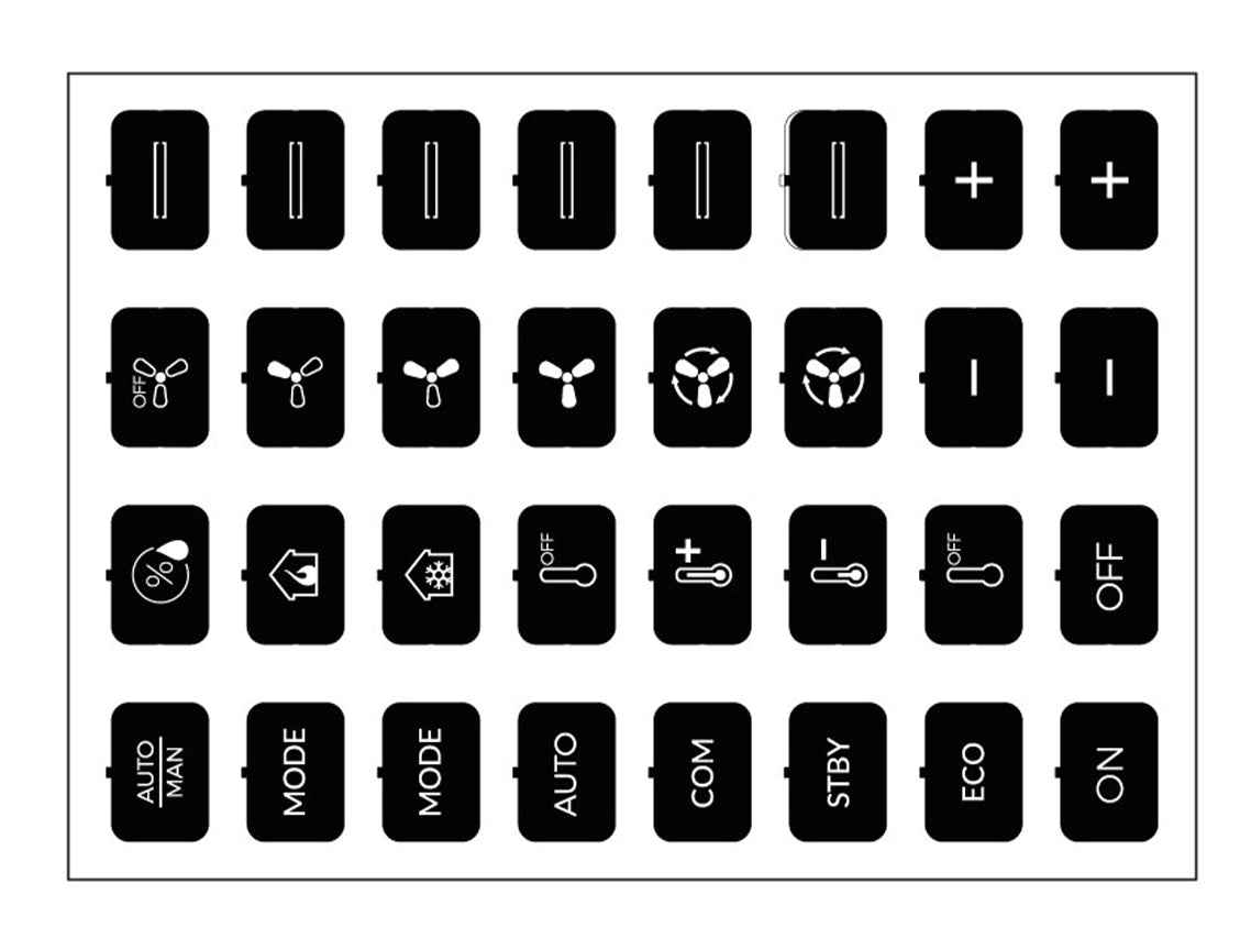 Icon Set Sheet - Set C - Black - 32 Icons – Eelectron