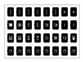 Icon Set Sheet - Set D - Black - 32 Icons – Eelectron