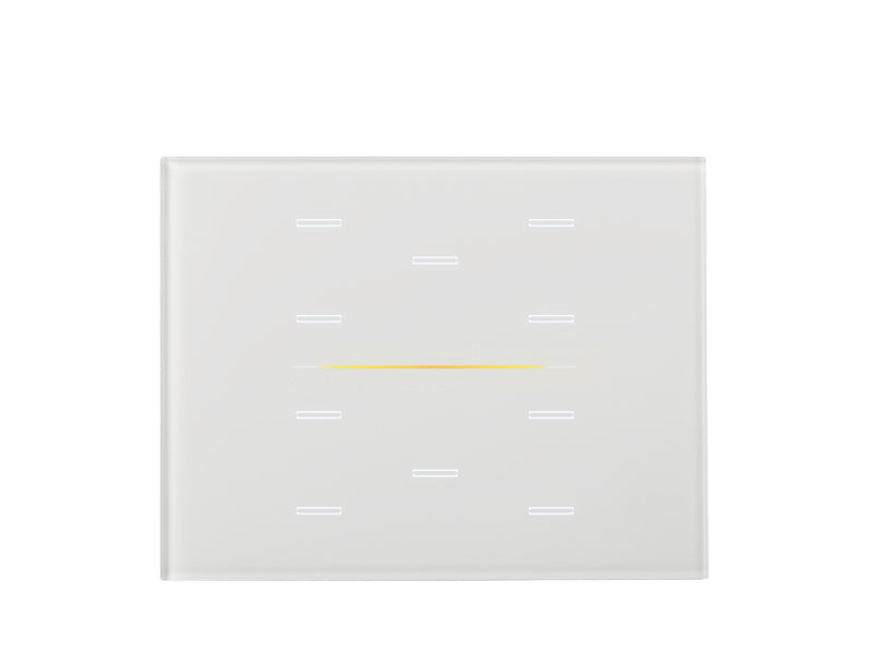 Single Glass - 10 Ch. - 3 Modules - White – Eelectron