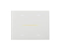 Single Glass - 4 Ch. - 3 Modules - White – Eelectron