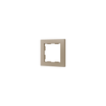 ZS55. 1-gang Frame - Champagne by Zennio