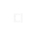 ZS55. 1-gang Frame - Matt white by Zennio
