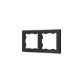 ZS55. 2-gang Frame - Anthracite by Zennio