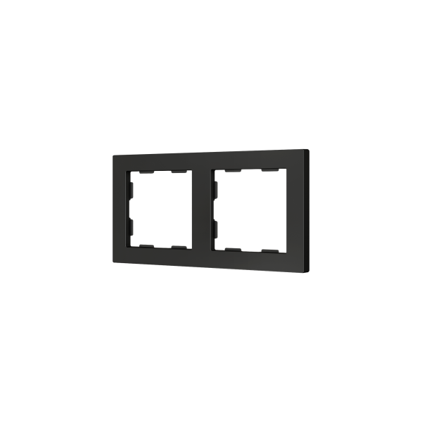 ZS55. 2-gang Frame - Anthracite by Zennio