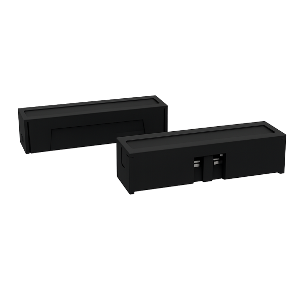 Magnetic contact for surface installation in door or window. Large - Anthracite by Zennio