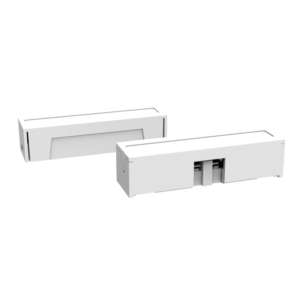 Magnetic contact for surface installation in door or window. Large - white by Zennio