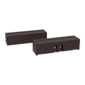 Magnetic contact for surface installation in door or window. Large - brown by Zennio