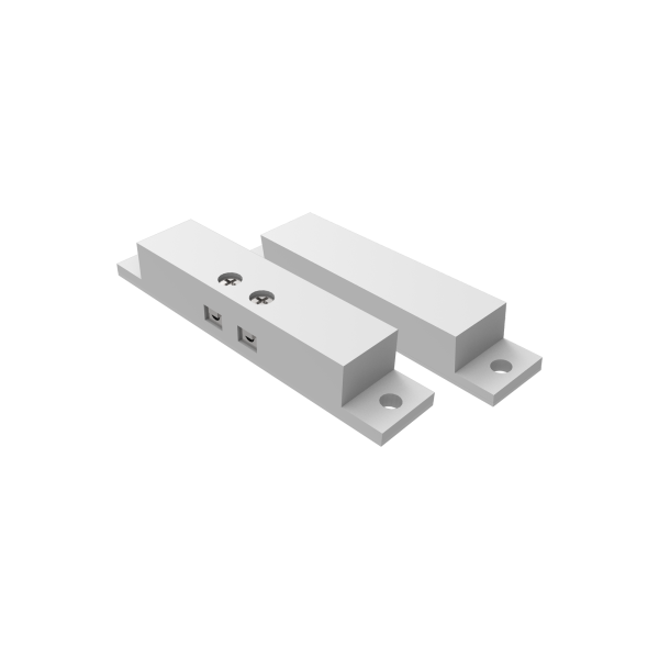 Magnetic contact for surface installation in door or window. Small - white by Zennio