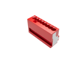 8-conductor micro connector for junction boxes. Red by Zennio