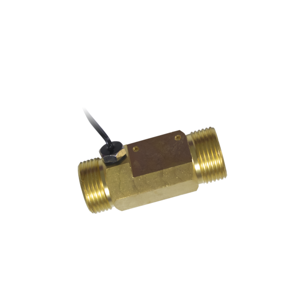 3/4" pipe nipple with temperature probe (male-male) by Zennio